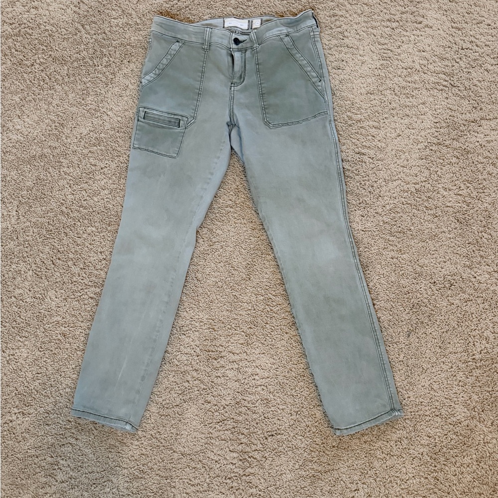 Classic Women's Gray Straight Leg Jeans